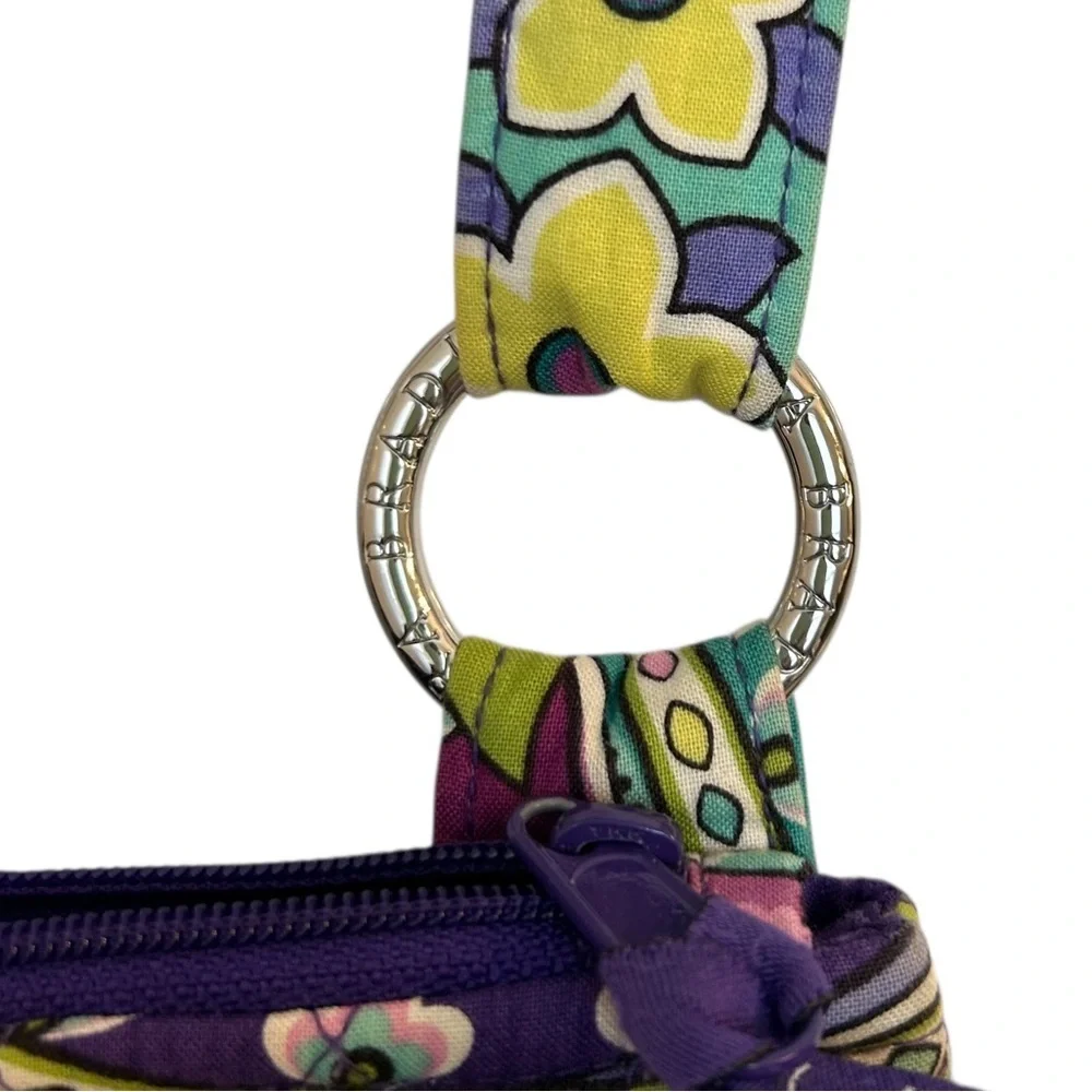 Vera Bradley Quilted Hipster Crossbody Paisley Purse/Bag - Picture 7 of 10